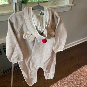 [DONATED] Reindeer Knitted Romper, Bodysuit, London UK (2 of 2)